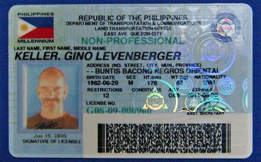 Führerausweis der Philippinen