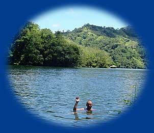 Schwimmen im Lake-Balanan
