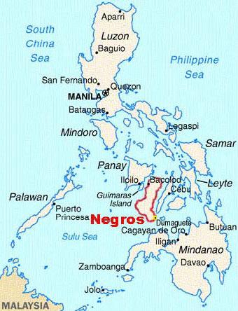 Insel Negros mit Dumaguete